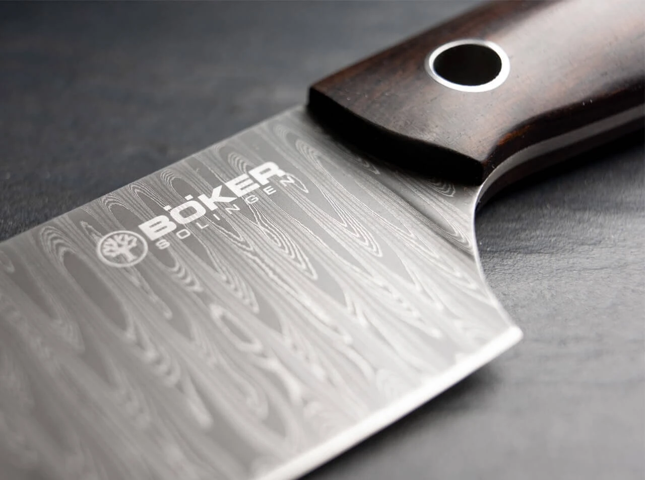 Saga Damast Grenadil Chefmesser 6 Saga Damast Grenadil Chefmesser – Bild 4