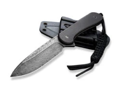 Fixed Blade Elementum Ebony Damascus -Kochmesser Store civivi fixed blade elementum ebony damascus 02we044 5 1280x1280