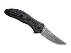 Synergy 3 Damascus G10 CF Black Trailing Point -Kochmesser Store civivi synergy 3 damascus g10 cf black trailing point 01we722dam 2 1280x1280