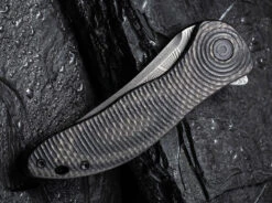 Synergy 3 Damascus G10 CF Black Trailing Point -Kochmesser Store civivi synergy 3 damascus g10 cf black trailing point 01we722dam 3 1280x1280