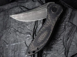Synergy 3 Damascus G10 CF Black Trailing Point -Kochmesser Store civivi synergy 3 damascus g10 cf black trailing point 01we722dam 5 1280x1280