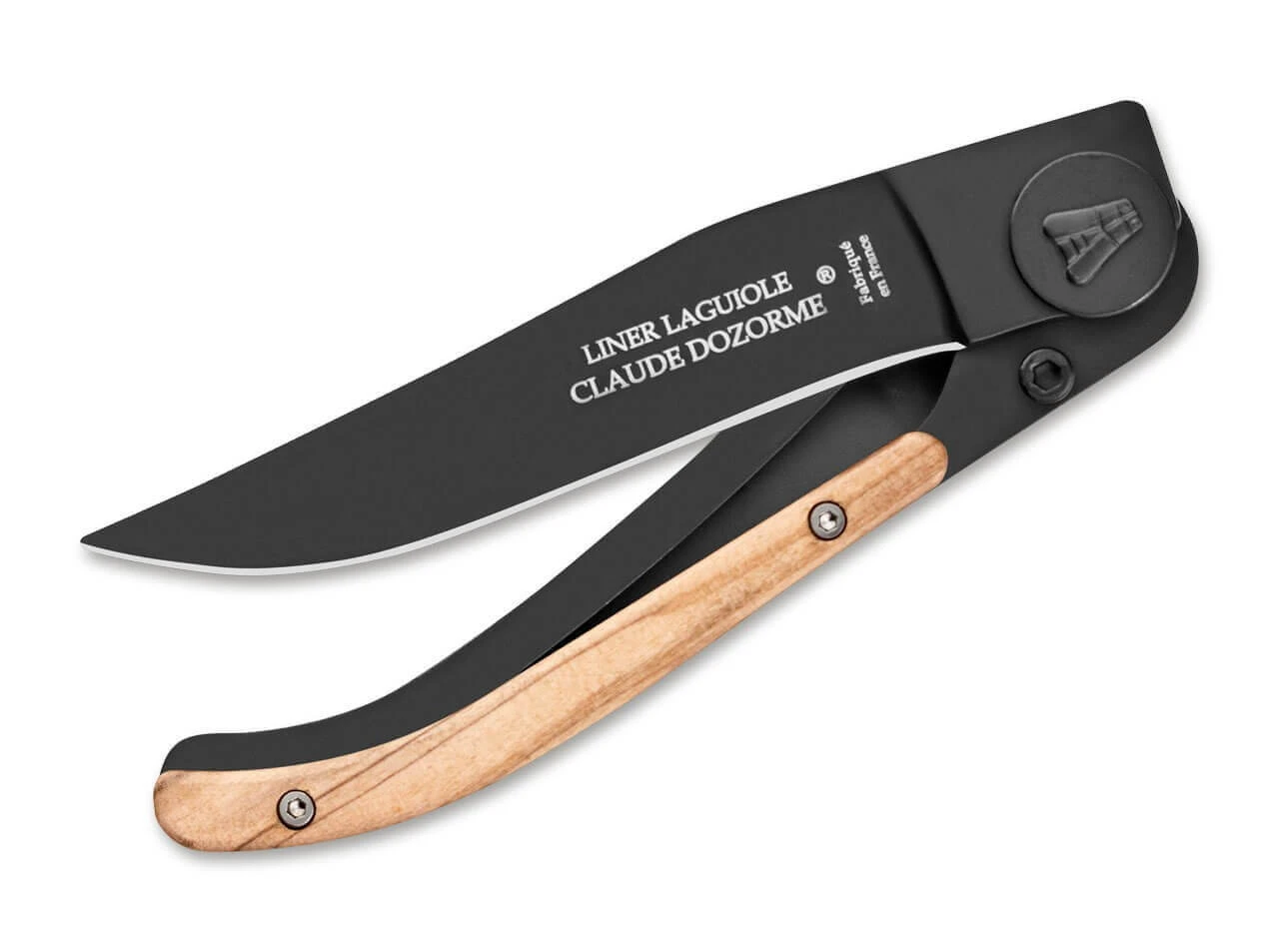 Laguiole Liner Olive Wood Black 3 Laguiole Liner Olive Wood Black