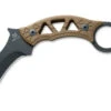 Tribal K Fixed Titanium Bronze Black PVD -Kochmesser Store fox knives tribal k fixed titanium bronze black pvd 02fx773 1280x1280