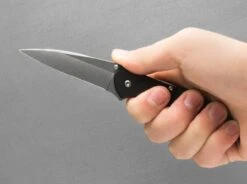 Kershaw Leek Black Stonewash -Kochmesser Store kershaw leek black stonewash 01ks078 2 1280x1280