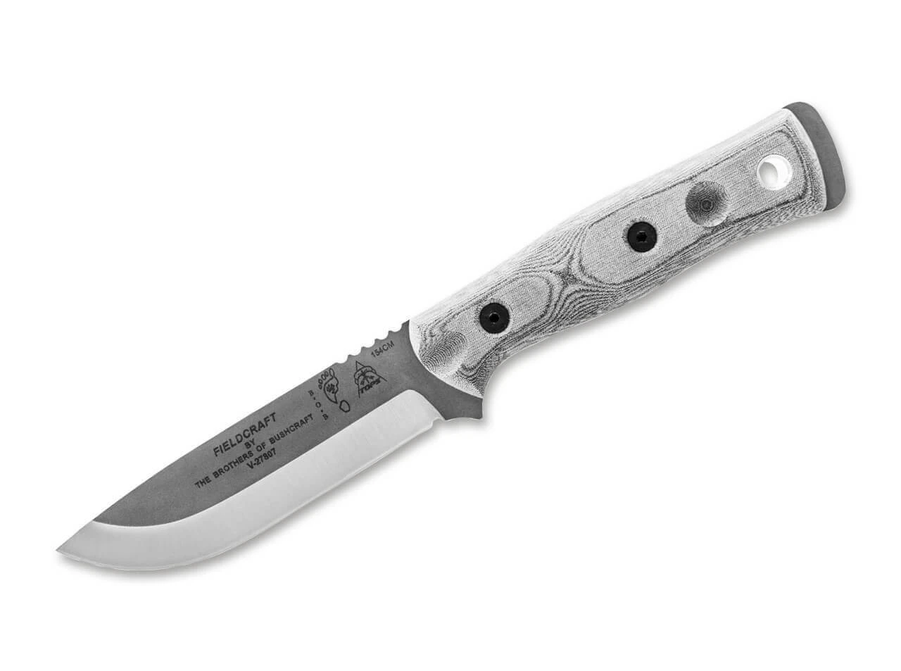 TOPS Knives B.O.B. Fieldcraft Gray Micarta 3 TOPS Knives B.O.B. Fieldcraft Gray Micarta