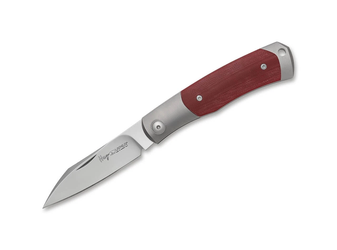 Viper Hug II Titanium G10 Red 3 Viper Hug II Titanium G10 Red