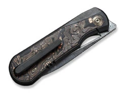 Baloo Damascus Titanium CF Black -Kochmesser Store we knife baloo damascus titanium cf black 01we851dam 3 1280x1280