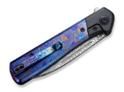 Soothsayer Damascus Purple Timascus -Kochmesser Store we knife soothsayer damascus purple timascus 01we846dam 3 1280x1280